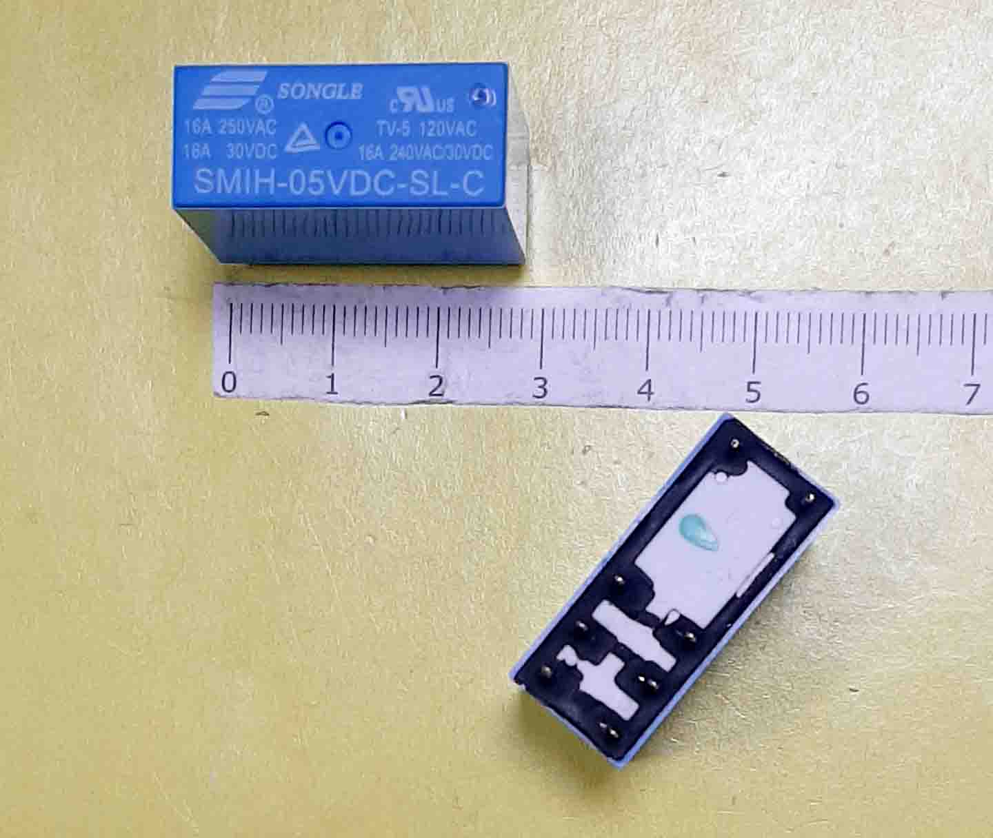 Реле SMIH-05VDC-SL-C 16A